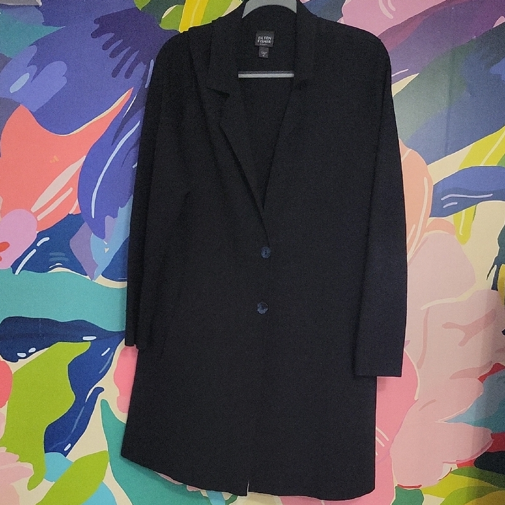 Eileen Fisher Black Women's Blazer